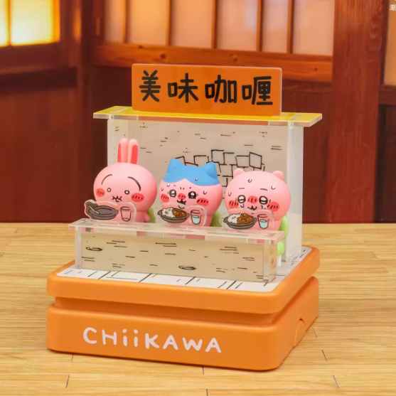 Chiikawa - Combination Scene Spicy Curry Stamp | Moegoods