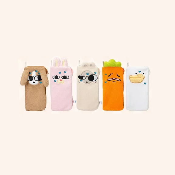LiPU Friends × Irasutoya - Let Me Go Hand Towel Charm