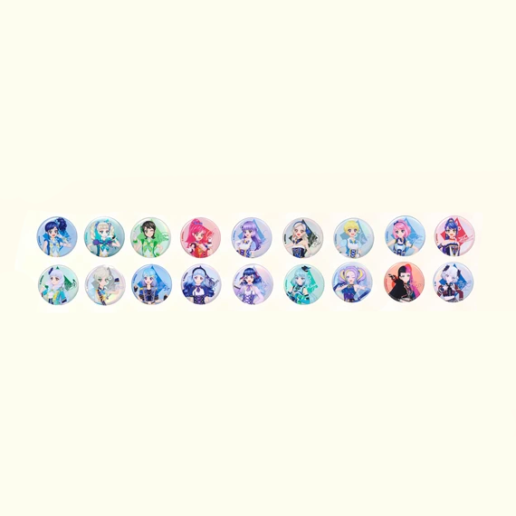 【Pre-Order】Aikatsu! x Sanyueshou - Game Model Badge Blind Box Vol.2 (Cool/Jewel/Music)