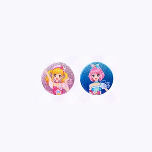 【Pre-Order】Aikatsu! x Sanyueshou - BIG Holographic Badge