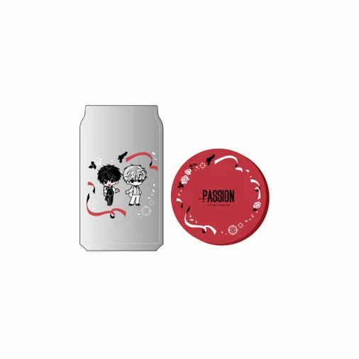 PASSION - Boutonnière's Vow - Glass Cup (370ml) & Acrylic Coaster Set