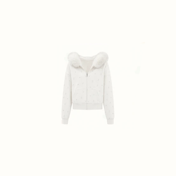 Miffy x w.management - Fur-Collar Thick Jacket