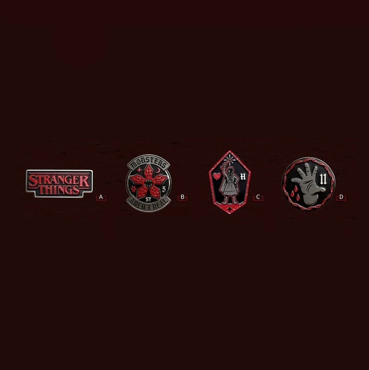 【Pre-Order】Stranger Things - Metal Badge