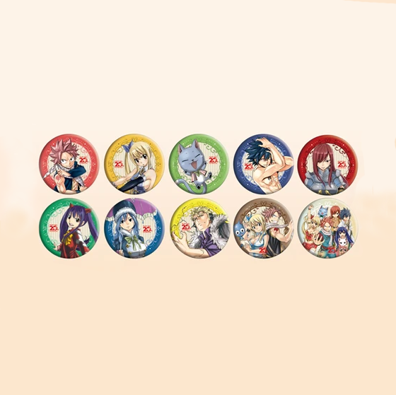 【Pre-Order】Fairy Tail - 20th Anniversary - Random Foil Tin Badge
