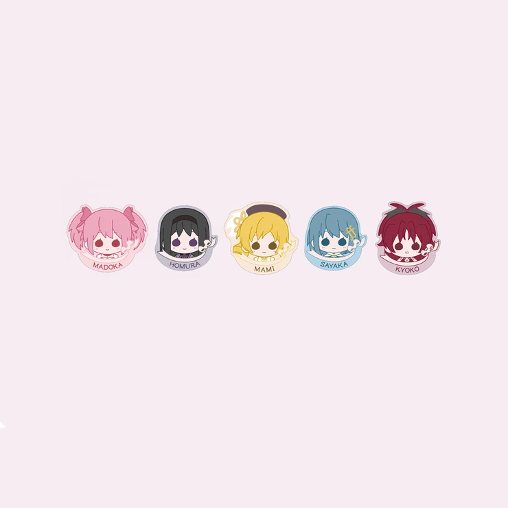 【Pre-Order】Puella Magi Madoka Magica × See You At Pizza - Embroidery Badge