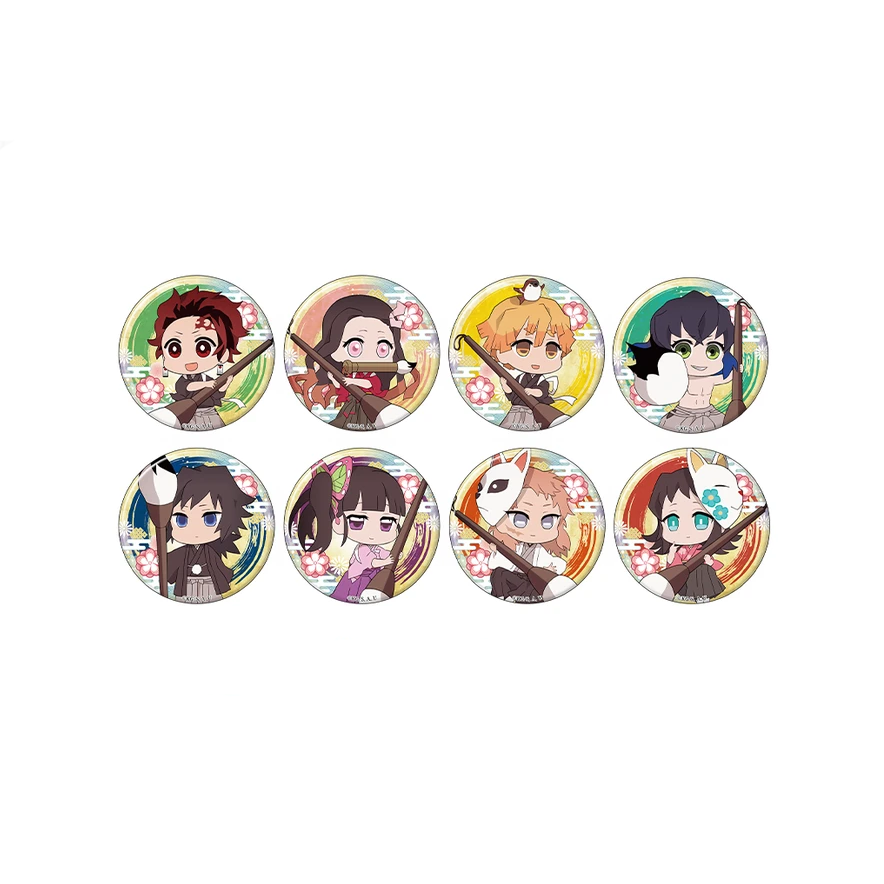 【Pre-Order】Demon Slayer: Kimetsu no Yaiba x BW2026 - Calligraphy ver. Badge Blind Box Type A (56mm)