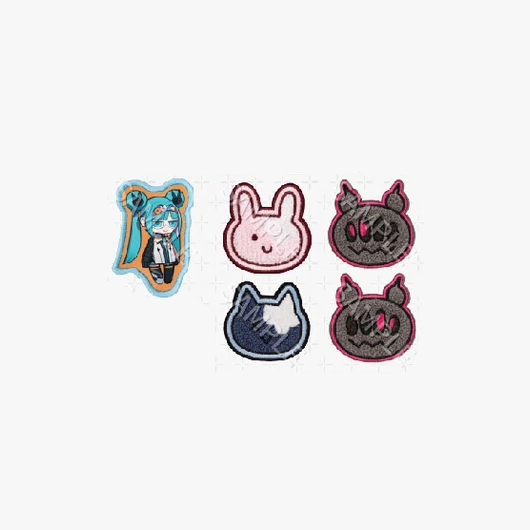 【Pre-Order】Hatsune Miku - Racing Miku 2026 - Pop Up Shop - Embroidered Patch Set (6 pcs)