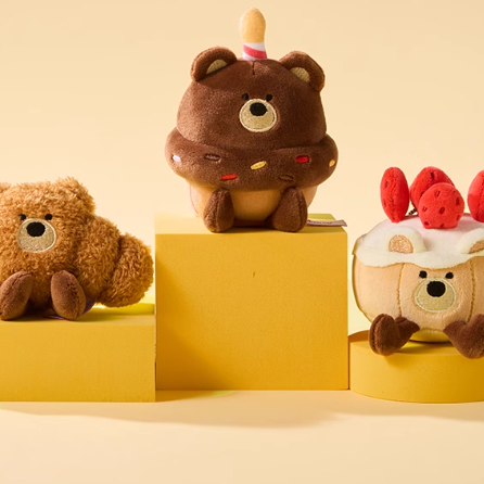 Gifford Bear - Baked Hanging Plush Doll