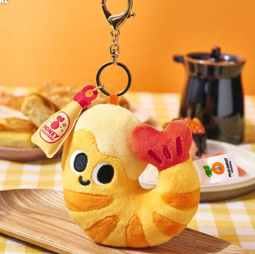 Mayday - Golden Shrimp Plush Pendant