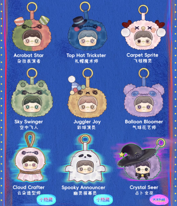 MayMei  - Crazy Circus Series Plush Blind Box