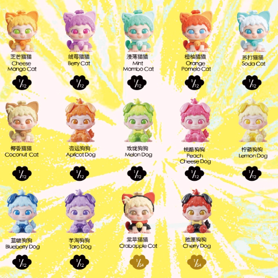 Qimeng Island - WAKUKU Cat And Dog Battle Series Blind Box