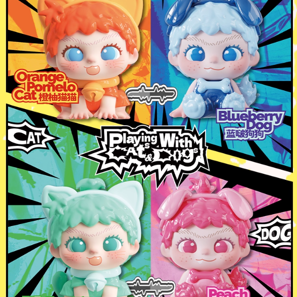 Qimeng Island - WAKUKU Cat And Dog Battle Series Blind Box