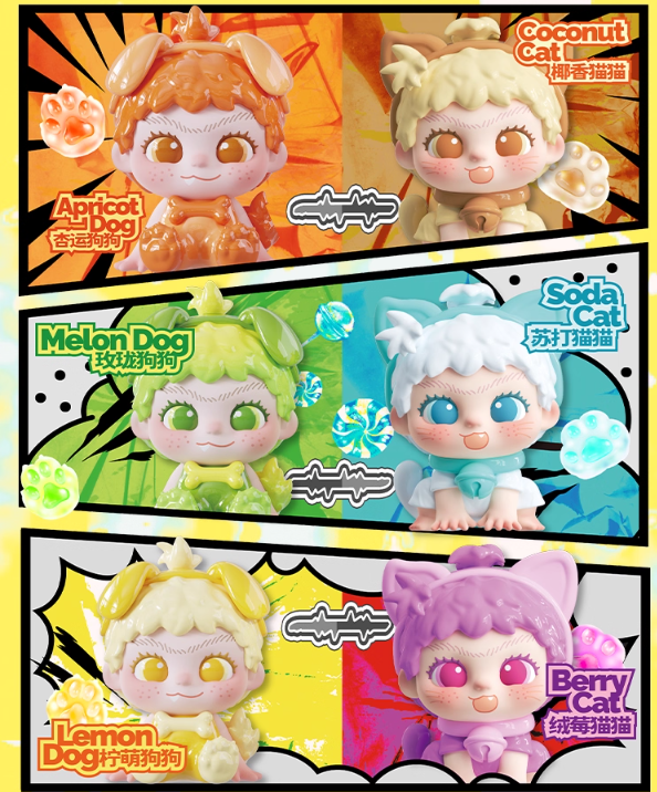 Qimeng Island - WAKUKU Cat And Dog Battle Series Blind Box