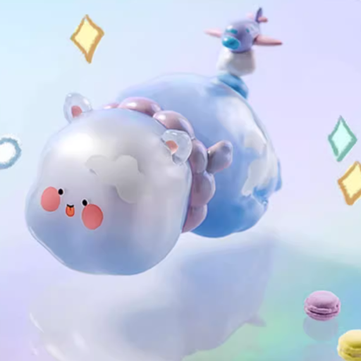 SIMONTOYS -Donkee Cloud Animal Rhapsody Series Blind Box