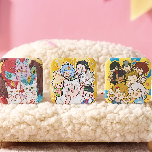 Non Human - Party Time Series Badge Set