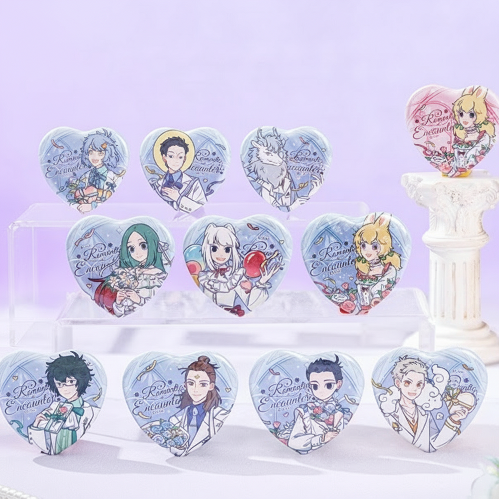 Non Human - Courtesy Series Heart Shaped Badge Blind Box