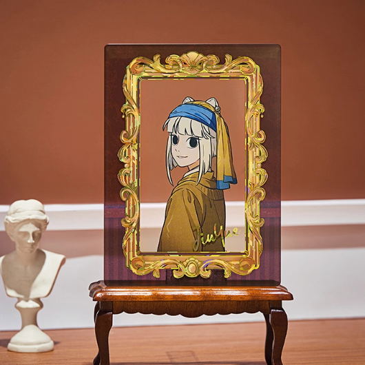 Non Human - Famous Painting Series Acrylic Transparent Card Blind Box