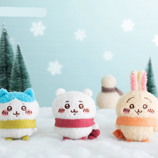 Chiikawa - Winter Scarf Series Plush Pendants