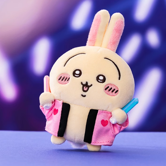 Chiikawa - Usagi Folding Fans  Glow Stick Pendants