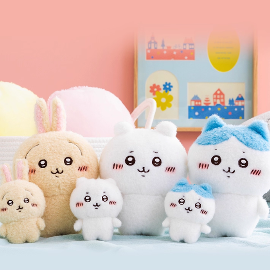Chiikawa - Fluffy Series Standing Plush Pendant Doll