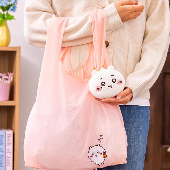 Chiikawa - Smiling Face Plush Pendant Shopping Bag