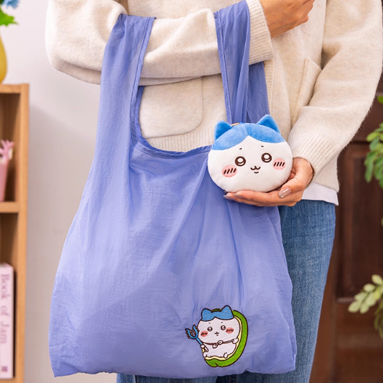 Chiikawa - Smiling Face Plush Pendant Shopping Bag