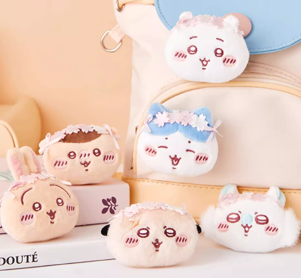 Chiikawa - Cherry Blossom Season Plush Badge