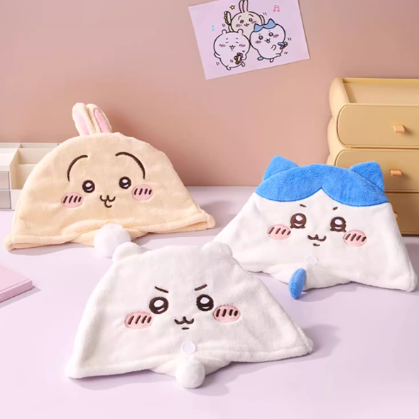 Chiikawa - Thickened Dry Hair Cap