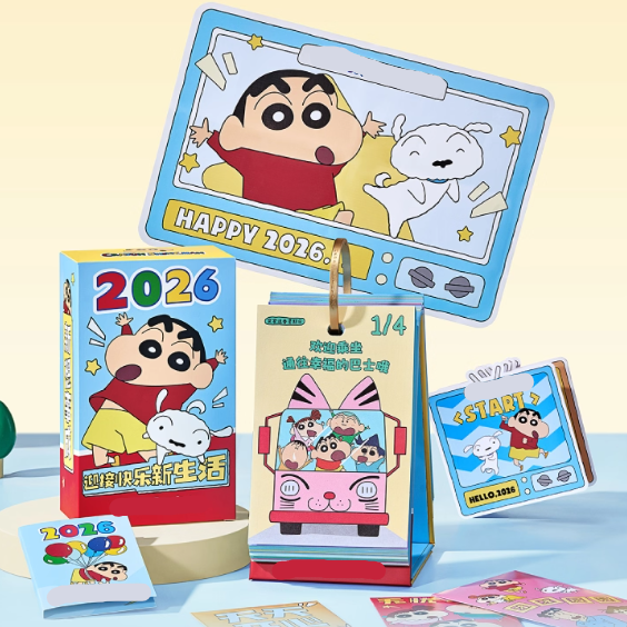 Crayon Shin Chan - Calendar For 2026