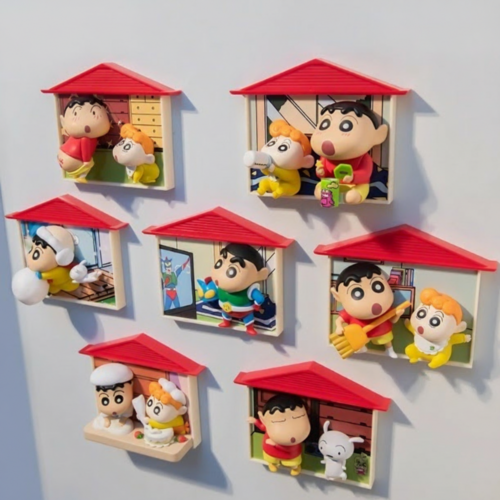 Crayon Shin Chan - Nohara Series Refrigerator Sticker Blind Box