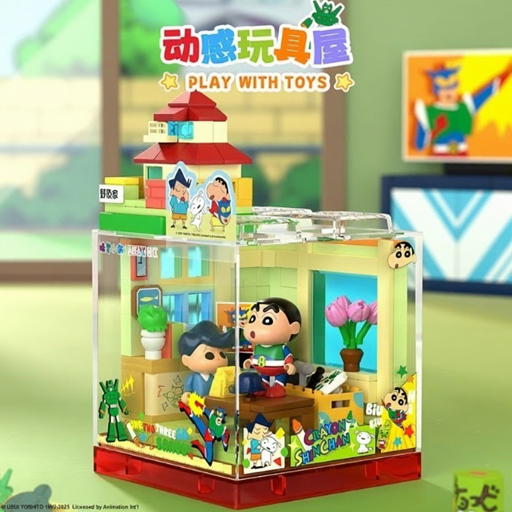 Crayon Shin Chan - Happy Base Series Building Block Ornaments