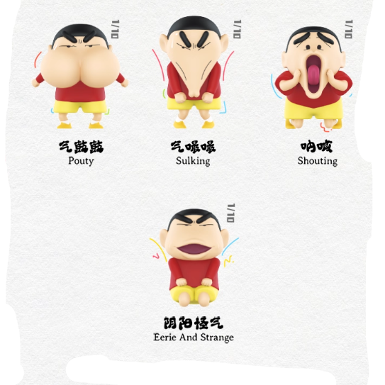 Crayon Shin Chan - Strange And Odd Emoji Blind Box