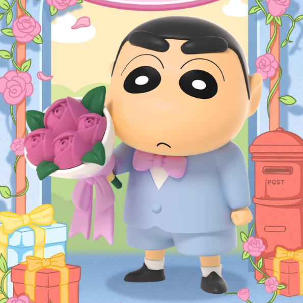 Crayon Shin Chan - Limited Edition Elegant Rose Figurine