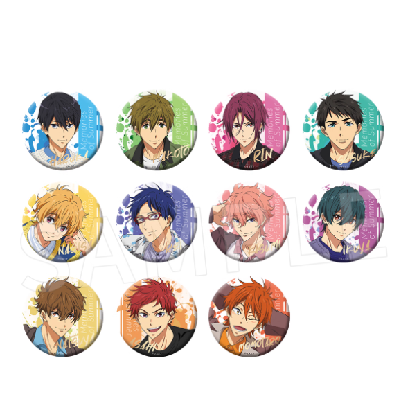Free - 10th Anniversary Badge Fridge Magnets Blind Box