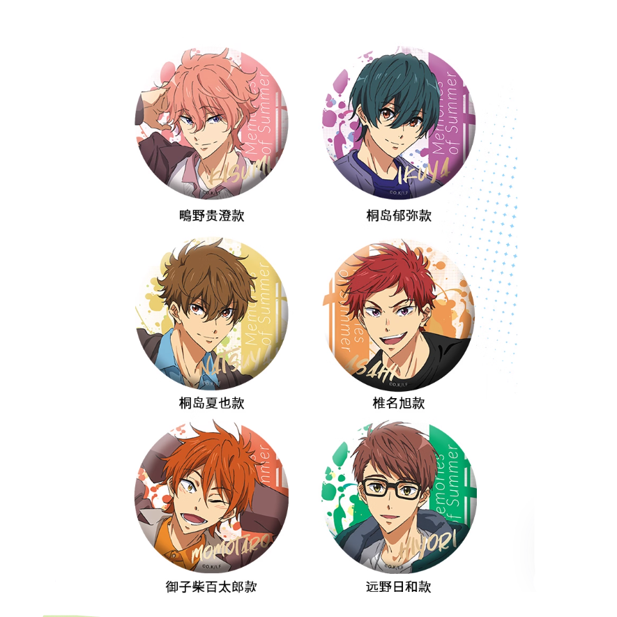 Free - 10th Anniversary Badge Fridge Magnets Blind Box