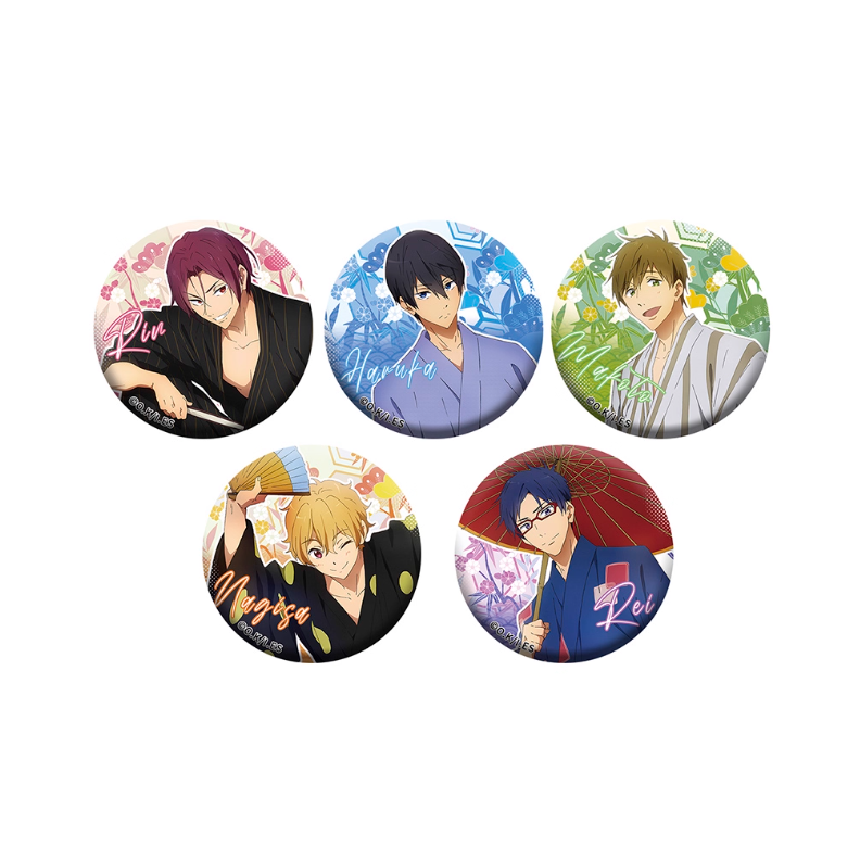 Free - Yukata Series Badge Fridge Magnets
