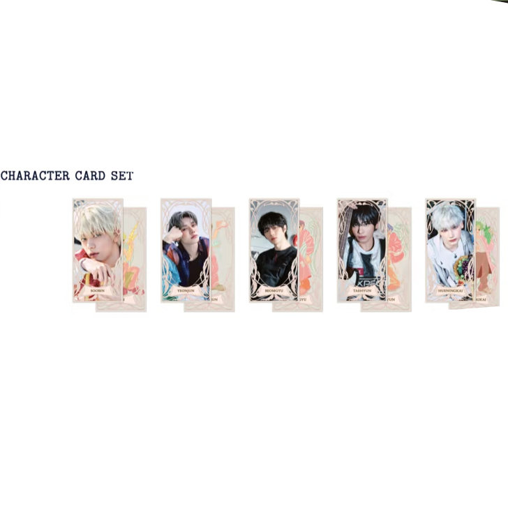 HYBE - TOMORROW X TOGETHER CHARACTER CARD SET