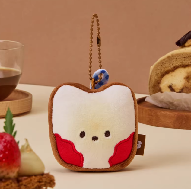 Line Friends - Minini Dessert Cafe Furry Keychain