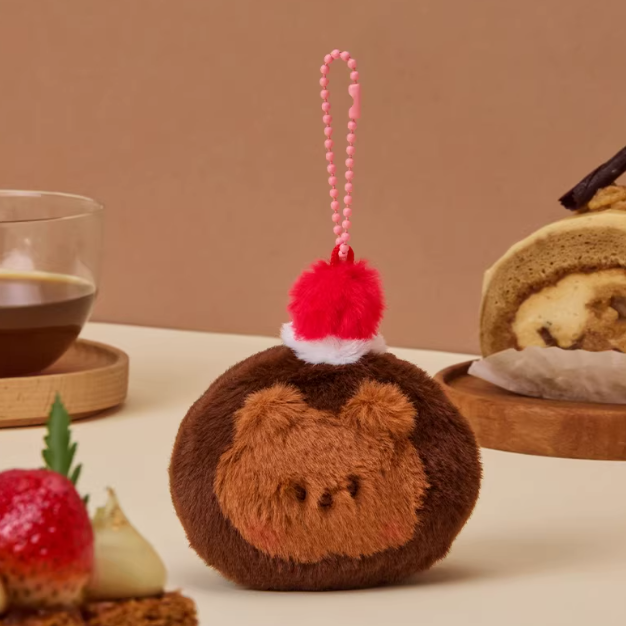 Line Friends - Minini Dessert Cafe Furry Keychain