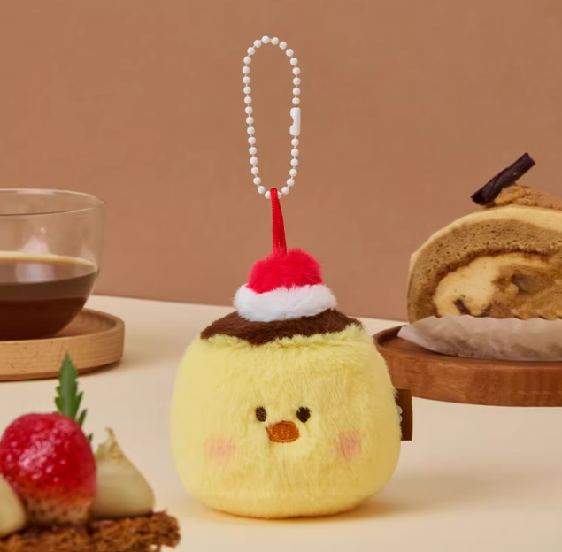 Line Friends - Minini Dessert Cafe Furry Keychain