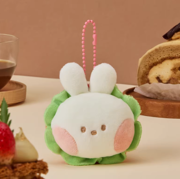 Line Friends - Minini Dessert Cafe Furry Keychain