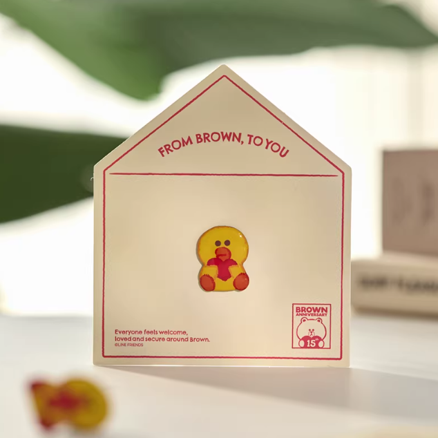 Line Friends - 15TH Edition Cartoon Badge