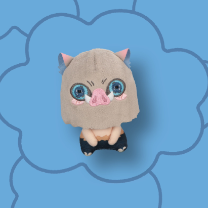 Demon Slayer: Kimetsu No Yaiba - Cat's Mouth Plush Doll