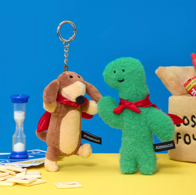 Line Friends - Joguman Hero Puppet Keychain