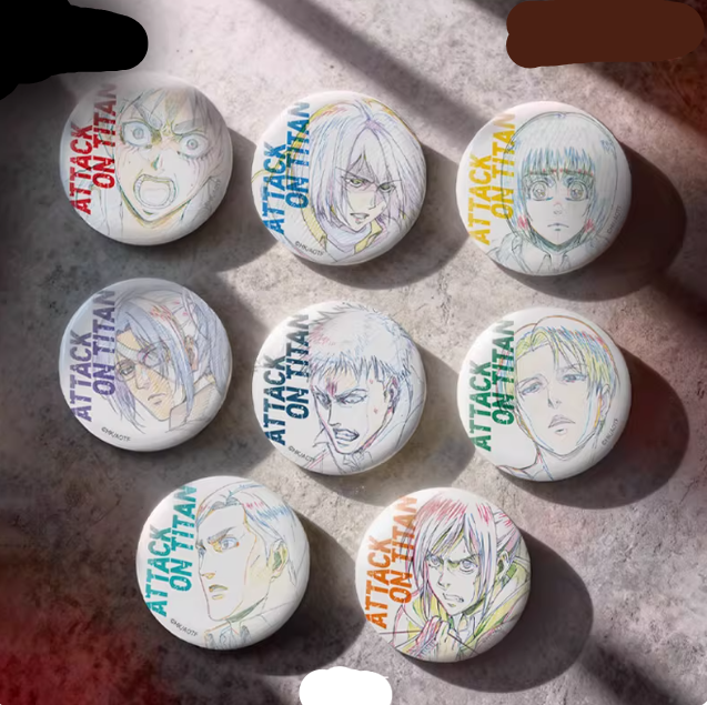 Attack On Titan - Expression Badge Blind Draw
