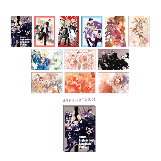 Oran High School Host Club - Cafe Venue Postcard 12 Pieces Per Box