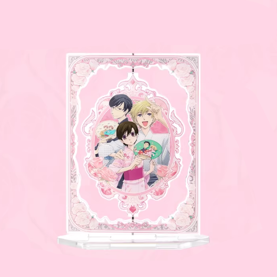 Ouran High School Host Club - Rotating Standee With Floral Window Design