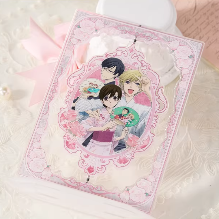 Oran High School Host Club - Rotating Standee With Floral Window Design