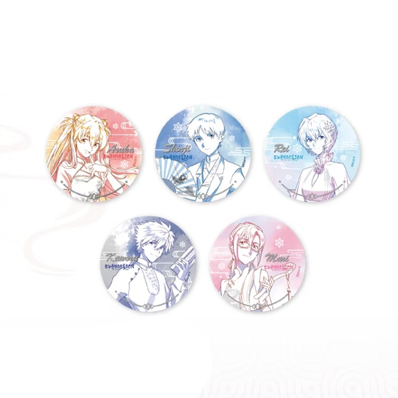 EVANGELION - Line Art Badge Blind Draw