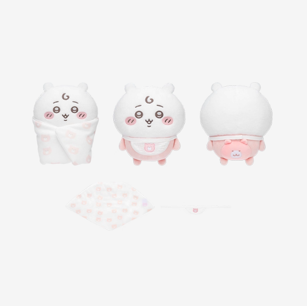 【Pre-Order】Chiikawa - Baby Series - Swaddled Plush Toys